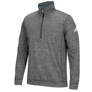 Adidas Men Zip Athletic Fleece Pullover Shirt Deals In America